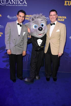 Andrej Hermlin with his son David Hermlin *After-Show Party* 2026 GOLDENE HENNE AWARDS CEREMONY at the Leipzig Trade Fair on September 4, 2026