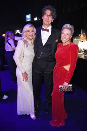 Uta Bresan with her husband Karsten Freund and Alexandra Hofmann *After-show Party* 2026 GOLDENE HENNE AWARDS CEREMONY at the Leipzig Trade Fair on September 4, 2026