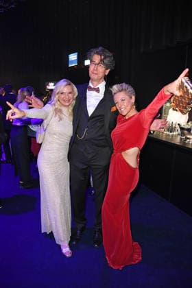 Uta Bresan with her husband Karsten Freund and Alexandra Hofmann *After-show Party* 2026 GOLDENE HENNE AWARDS CEREMONY at the Leipzig Trade Fair on September 4, 2026