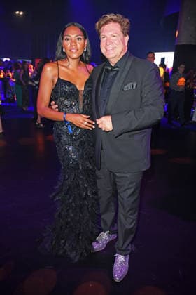 Francis Fulton Smith with his wife Salomea Noemi *After-party* 2026 Golden Hen Awards Ceremony at the Leipzig Trade Fair on September 4, 2026