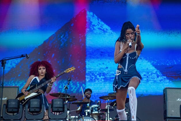 RIO DE JANEIRO, RJ - 04.09.2026: ROCK IN RIO 2026 - The band Nova Twins will open the main stage this Friday, September 4th, at Rock in Rio, in the City of Rock, Rio de Janeiro, RJ. x3009702x  CristianexMota