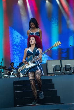 RIO DE JANEIRO, RJ - 04.09.2026: ROCK IN RIO 2026 - The band Nova Twins will open the main stage this Friday, September 4th, at Rock in Rio, in the City of Rock, Rio de Janeiro, RJ. x3009707x  CristianexMota