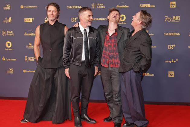 Golden Hen 2026: Take That, Howard Donald, Gary Barlow, Mark Owen, and Michael Patrick Kelly; Red Carpet at the Golden Hen 2026, Leipzig Trade Fair, Leipzig; Date: September 4, 2026 Copyright: xEventpress Kratschx