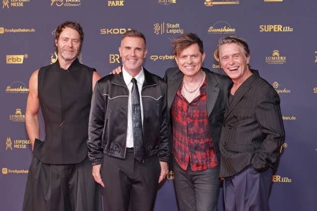 Golden Hen 2026: Take That, Howard Donald, Gary Barlow, Mark Owen, and Michael Patrick Kelly; Red Carpet at the Golden Hen 2026, Leipzig Trade Fair, Leipzig; Date: September 4, 2026 Copyright: xEventpress Kratschx