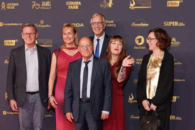 Golden Hen 2026: Bodo Ramelow, Eva von Angern, Gregor Gysi, Dietmar Bartsch, Heidi Reichinnek; Red Carpet at the Golden Hen 2026, Leipzig Trade Fair, Leipzig; Date: September 4, 2026 Copyright: xEventpress Kratschx