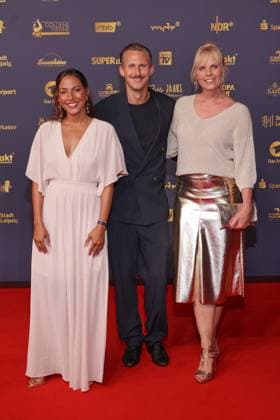 Golden Hen 2026 xAmy Mussul, Johannes Hendrik Langer, Melanie Marschke Red carpet at the Golden Hen 2026, Leipzig Trade Fair, Leipzig Date: September 4, 2026 Copyright: xEventpress Kratschx