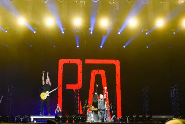 RIO DE JANEIRO, RJ - 04.09.2026: ROCK IN RIO 2026 - The rock band Rise Against performed on the main stage at Rock in Rio 2026. x3009791x  CarlosxSanttos