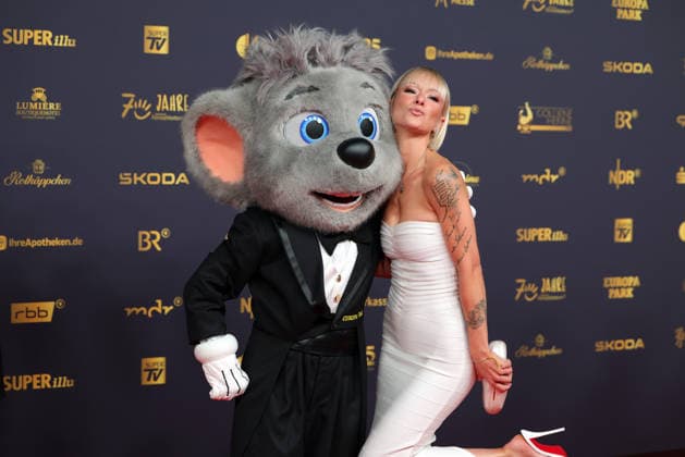 2026 Golden Hen Awards Ceremony: Singer Christin Stark with Euromaus on the red carpet. The 2026 Golden Hen Awards Ceremony took place on September 4, 2026, at the Leipzig Trade Fair, Hall 1, Leipzig, Saxony, Germany