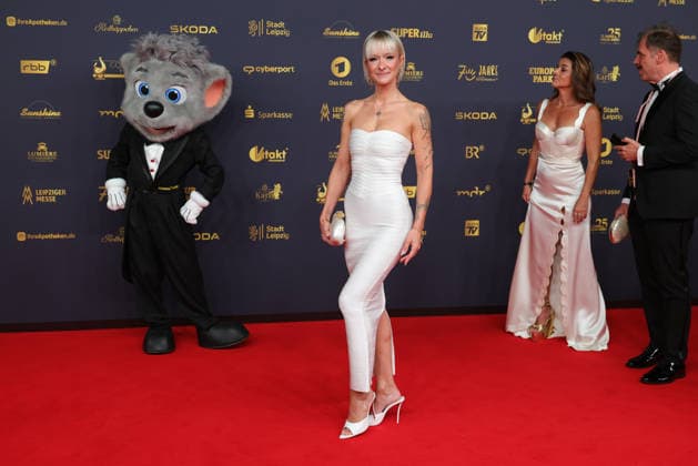 2026 Golden Hen Awards Ceremony: Singer Christin Stark with Euromaus on the red carpet. The 2026 Golden Hen Awards Ceremony took place on September 4, 2026, at the Leipzig Trade Fair, Hall 1, Leipzig, Saxony, Germany