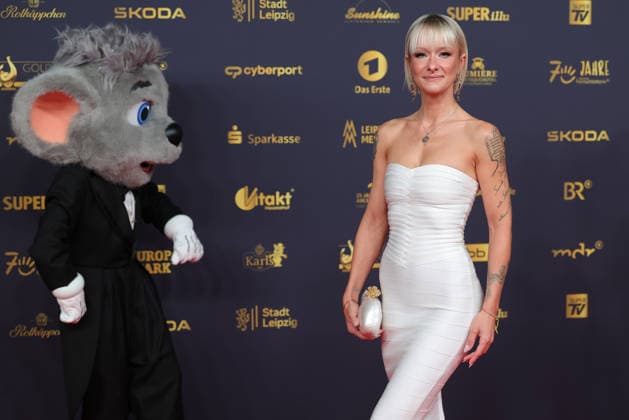 2026 Golden Hen Awards Ceremony: Singer Christin Stark with Euromaus on the red carpet. The 2026 Golden Hen Awards Ceremony took place on September 4, 2026, at the Leipzig Trade Fair, Hall 1, Leipzig, Saxony, Germany