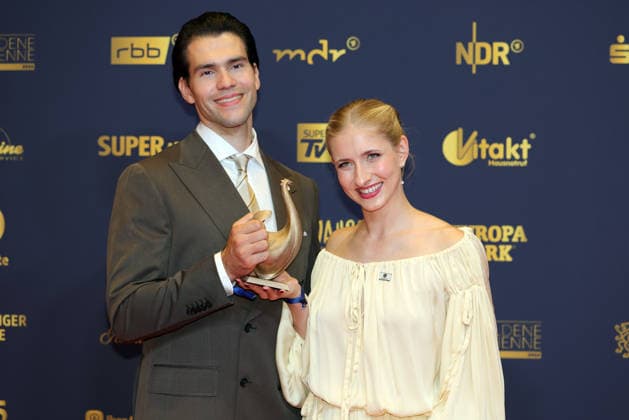 2026 Golden Hen Awards Ceremony: Minerva Hase and Nikita Volodin, winners of the Golden Hen in the Sports category. The 2026 Golden Hen Awards Ceremony took place on September 4, 2026, at the Leipzig Trade Fair, Hall 1, Leipzig, Saxony, Germany