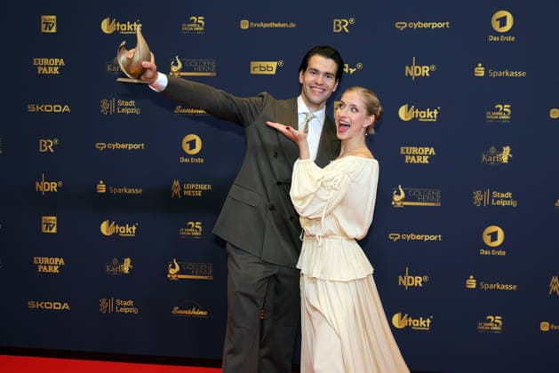 2026 Golden Hen Awards Ceremony: Minerva Hase and Nikita Volodin, winners of the Golden Hen in the Sports category. The 2026 Golden Hen Awards Ceremony took place on September 4, 2026, at the Leipzig Trade Fair, Hall 1, Leipzig, Saxony, Germany