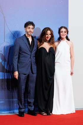 News - Furies Red Carpet - The 83rd Venice International Film Festival VENICE, ITALY - SEPTEMBER 04: Rami Kodeih, Rym Mroue and Maria Nakouzi attend the Furies Screening during the 83rd Venice International Film Festival at Sala Giardino on September 04, 2026 in Venice, Italy. Photo: Cinzia Camela. Lido di Venezia Sala Giardino Italy Copyright: xCinziaxCamelax xLiveMediax LPN_2642752