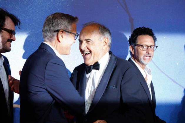News - Furies Red Carpet - The 83rd Venice International Film Festival VENICE, ITALY - SEPTEMBER 04: George Clooney and Alberto Barbera attend the Furies Screening during the 83rd Venice International Film Festival at Sala Giardino on September 04, 2026 in Venice, Italy. Photo: Cinzia Camela. Lido di Venezia Sala Giardino Italy Copyright: xCinziaxCamelax xLiveMediax LPN_2642757
