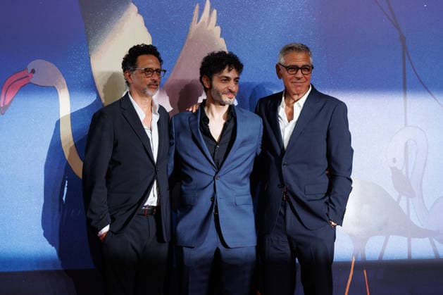News - Furies Red Carpet - The 83rd Venice International Film Festival VENICE, ITALY - SEPTEMBER 04: (L-R) Grant Heslov, Rami Kodeih and George Clooney attend the Furies Screening during the 83rd Venice International Film Festival at Sala Giardino on September 04, 2026 in Venice, Italy. Photo: Cinzia Camela. Lido di Venezia Sala Giardino Italy Copyright: xCinziaxCamelax xLiveMediax LPN_2642800