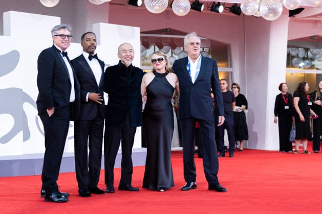 Rodney Hicks, Shinya Tsukamoto, and Geoffrey Rush attending the screening of *Mr. Nelson, Did You Kill People?* during the 83rd Venice International Film Festival at the Sala Grande on September 4, 2026, in Venice, Italy. Lucia Sabatelli, Venice, Italy  Copyright: xLuciaxSabatellix xBestimagexLuciaxSabatellix xBestimagex
