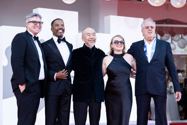 Rodney Hicks, Shinya Tsukamoto, and Geoffrey Rush attending the screening of *Mr. Nelson, Did You Kill People?* during the 83rd Venice International Film Festival at the Sala Grande on September 4, 2026, in Venice, Italy. Lucia Sabatelli, Venice, Italy  Copyright: xLuciaxSabatellix xBestimagexLuciaxSabatellix xBestimagex