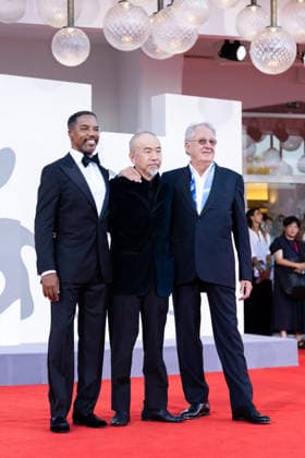 Rodney Hicks, Shinya Tsukamoto, and Geoffrey Rush attending the screening of *Mr. Nelson, Did You Kill People?* during the 83rd Venice International Film Festival at the Sala Grande on September 4, 2026, in Venice, Italy. Lucia Sabatelli, Venice, Italy  Copyright: xLuciaxSabatellix xBestimagexLuciaxSabatellix xBestimagex