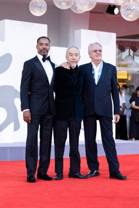 Rodney Hicks, Shinya Tsukamoto, and Geoffrey Rush attending the screening of *Mr. Nelson, Did You Kill People?* during the 83rd Venice International Film Festival at the Sala Grande on September 4, 2026, in Venice, Italy. Lucia Sabatelli, Venice, Italy  Copyright: xLuciaxSabatellix xBestimagexLuciaxSabatellix xBestimagex