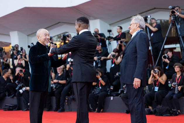 Shinya Tsukamoto, Rodney Hicks, and Geoffrey Rush attending the screening of *Mr. Nelson, Did You Kill People?* during the 83rd Venice International Film Festival at the Sala Grande on September 4, 2026, in Venice, Italy. Lucia Sabatelli, Venice, Italy  Copyright: xLuciaxSabatellix xBestimagexLuciaxSabatellix xBestimagex