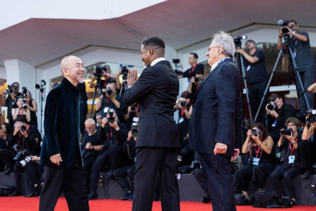 Shinya Tsukamoto, Rodney Hicks, and Geoffrey Rush attending the screening of *Mr. Nelson, Did You Kill People?* during the 83rd Venice International Film Festival at the Sala Grande on September 4, 2026, in Venice, Italy. Lucia Sabatelli, Venice, Italy  Copyright: xLuciaxSabatellix xBestimagexLuciaxSabatellix xBestimagex
