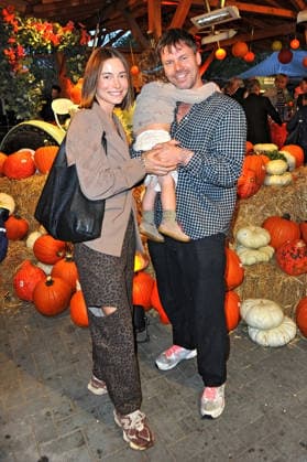 Pumpkin Night 2026: Jennifer Lange with her fiancé Darius Zander and son Anton at Pumpkin Night 2026 on September 4, 2026, at the Gertrudenhof adventure farm in Hürth 20260904MWI145414