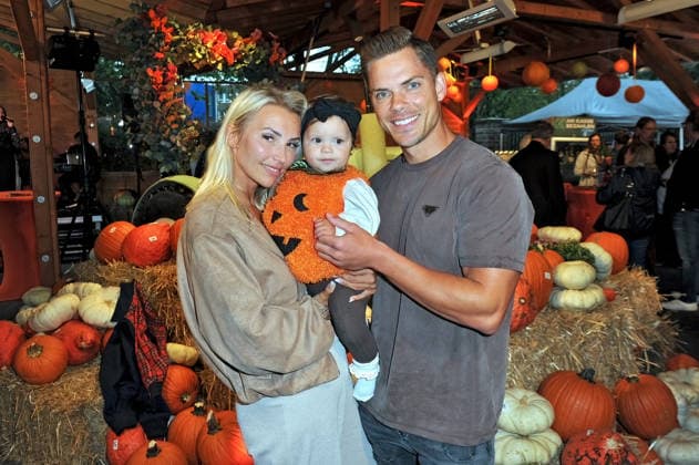 Pumpkin Night 2026: Cedric Beidinger with his fiancée Eliza Klenner and daughter Leni at Pumpkin Night 2026 on September 4, 2026, at the Gertrudenhof adventure farm in Hürth 20260904MWI145389