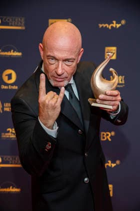ABB GOLDHENNE: Graf Unheilig, winner of the award, appeared on the red carpet with Henne at the 32nd Golden Hen Audience Award ceremony at the Neue Messe Leipzig on September 4, 2026, in Leipzig, Saxony, Germany