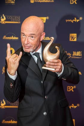 ABB GOLDHENNE: Graf Unheilig, winner of the award, appeared on the red carpet with Henne at the 32nd Golden Hen Audience Award ceremony at the Neue Messe Leipzig on September 4, 2026, in Leipzig, Saxony, Germany