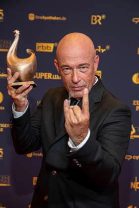 ABB GOLDHENNE: Graf Unheilig, winner of the award, appeared on the red carpet with Henne at the 32nd Golden Hen Audience Award ceremony at the Neue Messe Leipzig on September 4, 2026, in Leipzig, Saxony, Germany