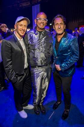 ABB GOLDHENNE members Dennis Ortmann, Pierre Sanoussi Bliss, and Falk Willy Wild were guests at the after-show party following the 32nd Golden Hen Audience Award ceremony at the Neue Messe Leipzig on September 4, 2026, in Leipzig, Saxony, Germany