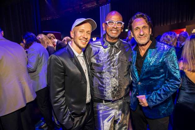 ABB GOLDHENNE members Dennis Ortmann, Pierre Sanoussi Bliss, and Falk Willy Wild were guests at the after-show party following the 32nd Golden Hen Audience Award ceremony at the Neue Messe Leipzig on September 4, 2026, in Leipzig, Saxony, Germany