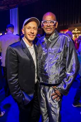 ABB GOLDHENNE s Dennis Ortmann and Pierre Sanoussi Bliss attended the after-show party at the 32nd Golden Hen Audience Award ceremony at the Neue Messe Leipzig on September 4, 2026, in Leipzig, Saxony, Germany
