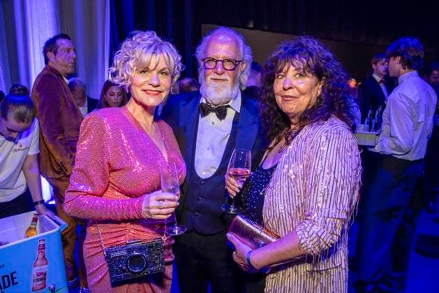 ABB GOLDHENNE s Anne Kasprik, Oren Schmuckler, and Heike Koefer attended the after-show party following the 32nd Golden Hen Audience Award ceremony at the Neue Messe Leipzig on September 4, 2026, in Leipzig, Saxony, Germany