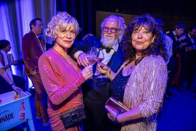ABB GOLDHENNE s Anne Kasprik, Oren Schmuckler, and Heike Koefer attended the after-show party following the 32nd Golden Hen Audience Award ceremony at the Neue Messe Leipzig on September 4, 2026, in Leipzig, Saxony, Germany