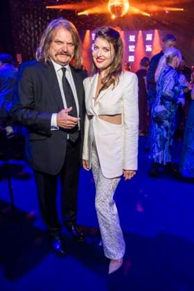 ABB GOLDHENNE Leslie Mandoki and Lara Mandoki, father and daughter, attended the after-show party at the 32nd Golden Hen Audience Choice Award ceremony at the Neue Messe Leipzig on September 4, 2026, in Leipzig, Saxony, Germany