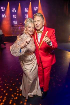 ABB GOLDHENNE s Manuela Hebestreit and Hans Juergen Beyer attended the after-show party at the 32nd Golden Hen Audience Award ceremony at the Neue Messe Leipzig on September 4, 2026, in Leipzig, Saxony, Germany
