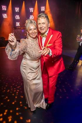 ABB GOLDHENNE s Manuela Hebestreit and Hans Juergen Beyer attended the after-show party at the 32nd Golden Hen Audience Award ceremony at the Neue Messe Leipzig on September 4, 2026, in Leipzig, Saxony, Germany
