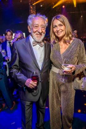 ABB GOLDEN HEN Dieter Hallervorden with his wife Christiane Zander; the couple attended the after-show party following the 32nd Golden Hen Audience Choice Award ceremony at the Neue Messe Leipzig on September 4, 2026, in Leipzig, Saxony, Germany