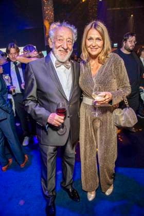 ABB GOLDEN HEN Dieter Hallervorden with his wife Christiane Zander; the couple attended the after-show party following the 32nd Golden Hen Audience Choice Award ceremony at the Neue Messe Leipzig on September 4, 2026, in Leipzig, Saxony, Germany