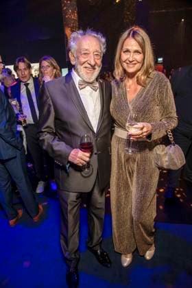 ABB GOLDEN HEN Dieter Hallervorden with his wife Christiane Zander; the couple attended the after-show party following the 32nd Golden Hen Audience Choice Award ceremony at the Neue Messe Leipzig on September 4, 2026, in Leipzig, Saxony, Germany