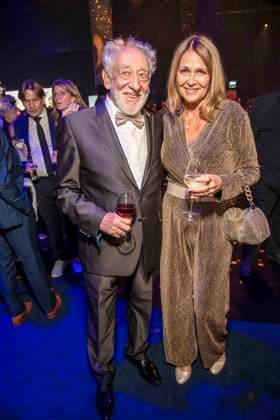 ABB GOLDEN HEN Dieter Hallervorden with his wife Christiane Zander; the couple attended the after-show party following the 32nd Golden Hen Audience Choice Award ceremony at the Neue Messe Leipzig on September 4, 2026, in Leipzig, Saxony, Germany