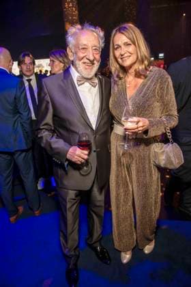 ABB GOLDEN HEN Dieter Hallervorden with his wife Christiane Zander; the couple attended the after-show party following the 32nd Golden Hen Audience Choice Award ceremony at the Neue Messe Leipzig on September 4, 2026, in Leipzig, Saxony, Germany