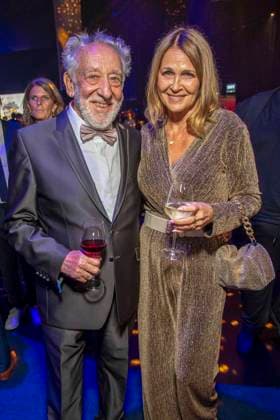 ABB GOLDEN HEN Dieter Hallervorden with his wife Christiane Zander; the couple attended the after-show party following the 32nd Golden Hen Audience Choice Award ceremony at the Neue Messe Leipzig on September 4, 2026, in Leipzig, Saxony, Germany