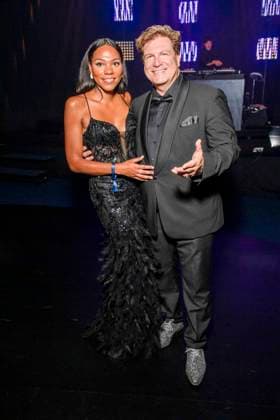 ABB GOLDHENNE Salomea Noemi and Francis Fulton Smith s girlfriend attended the after-show party at the 32nd Golden Hen Audience Award ceremony at the Neue Messe Leipzig on September 4, 2026, in Leipzig, Saxony, Germany