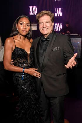 ABB GOLDHENNE Salomea Noemi and Francis Fulton Smith s girlfriend attended the after-show party at the 32nd Golden Hen Audience Award ceremony at the Neue Messe Leipzig on September 4, 2026, in Leipzig, Saxony, Germany