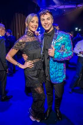 ABB GOLDHENNE s Tanja Lasch and Julian David were guests at the after-show party following the 32nd Golden Hen Audience Award ceremony at the Neue Messe Leipzig on September 4, 2026, in Leipzig, Saxony, Germany