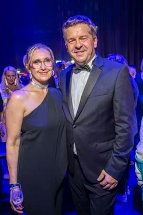 ABB GOLDEN HEN: Kati and Sven Schulze, politicians and members of parliament, were guests at the after-show party following the 32nd Golden Hen Audience Choice Award ceremony at the Neue Messe Leipzig on September 4, 2026, in Leipzig, Saxony, Germany