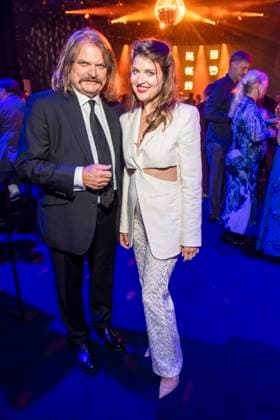 ABB GOLDHENNE Leslie Mandoki and Lara Mandoki—father and daughter—were guests at the after-show party following the 32nd Golden Hen Audience Award ceremony at the Neue Messe Leipzig on September 4, 2026, in Leipzig, Saxony, Germany