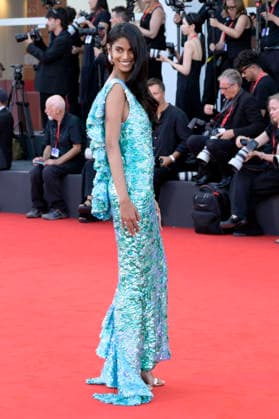 Bhavitha Mandava at the premiere of the feature film *Mr. Nelson, Did You Kill People? Nelson san, anata wa hito o koro shimashita ka* at the 2023 Venice Biennale—the 83rd Venice International Film Festival—at the Palazzo del Cinema in Venice, September 4, 2026 Foto:xA.xM.xTinghinox xFuturexImagex people_6807